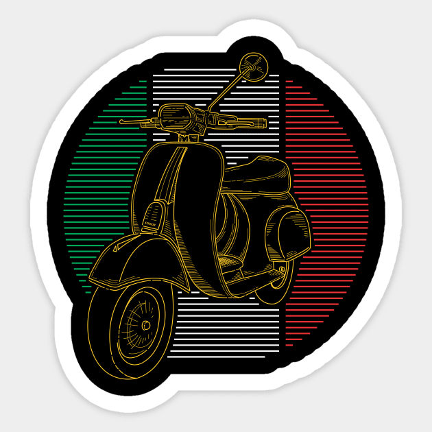 Italian Scooter Sticker by snewen